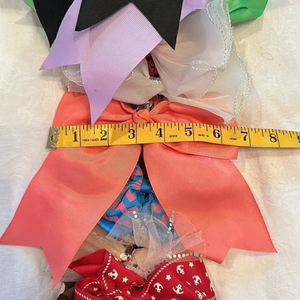Hair Bows Barettes Set of 40 All Colors